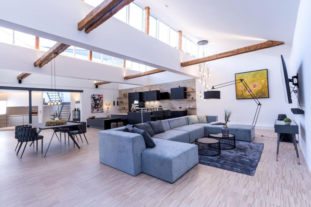 Luxus Wellness Loft - 245Qm - Designwohnen Im Zentrum Διαμέρισμα Gütersloh Εξωτερικό φωτογραφία