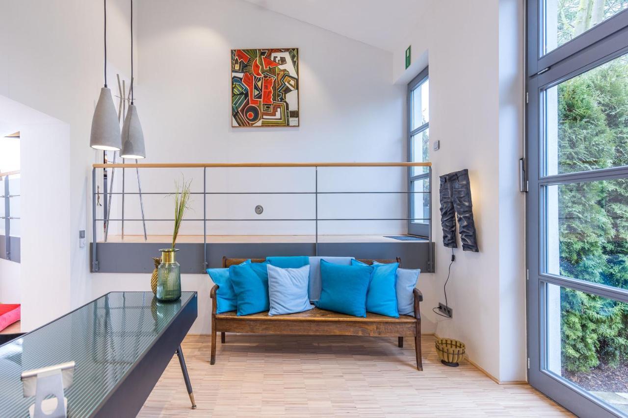 Luxus Wellness Loft - 245Qm - Designwohnen Im Zentrum Διαμέρισμα Gütersloh Εξωτερικό φωτογραφία