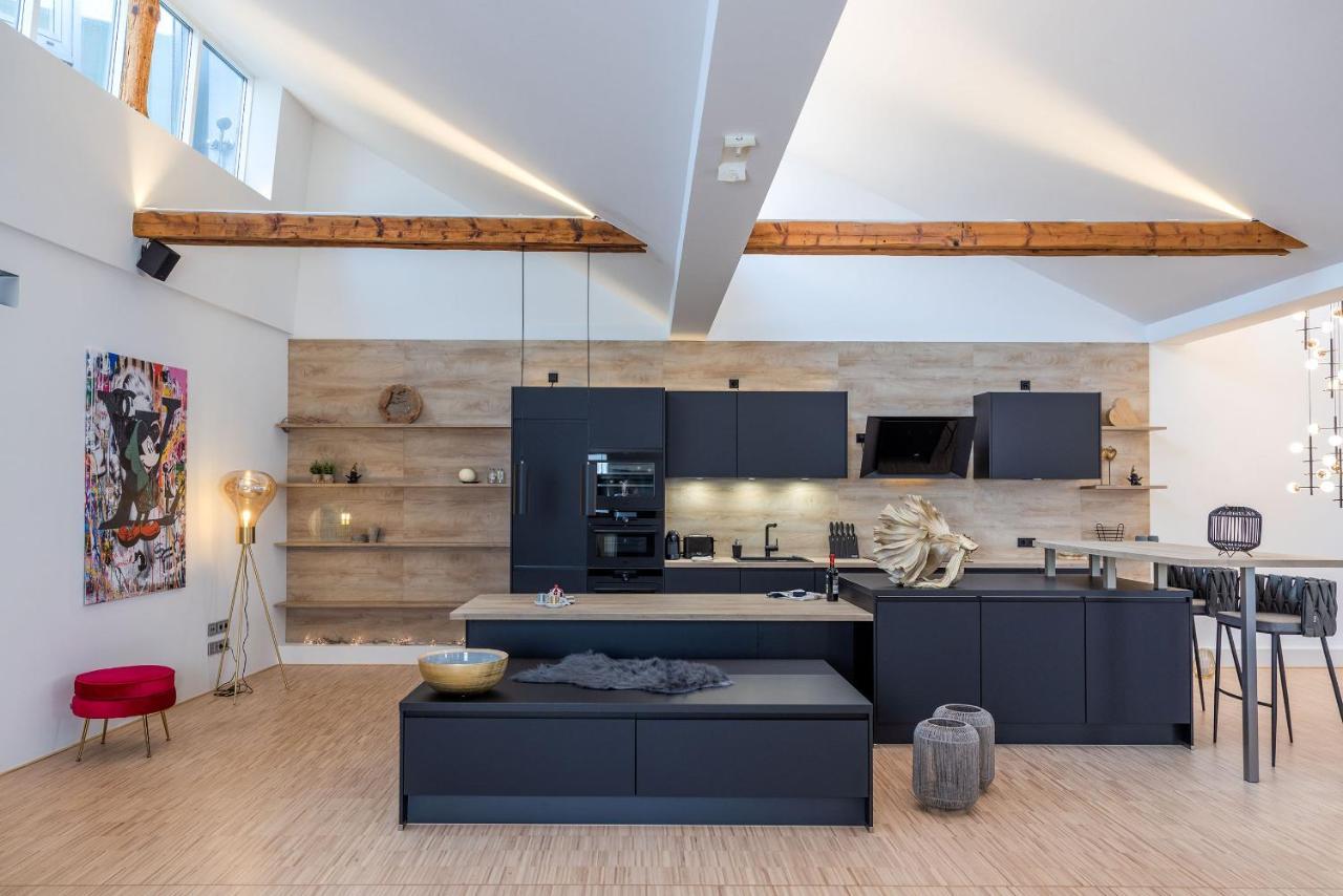 Luxus Wellness Loft - 245Qm - Designwohnen Im Zentrum Διαμέρισμα Gütersloh Εξωτερικό φωτογραφία